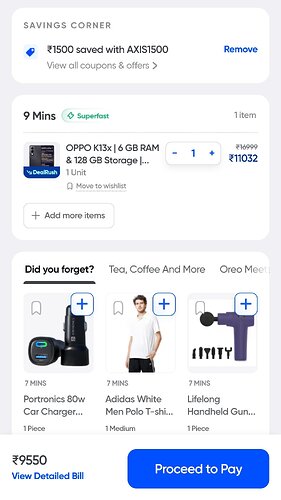 AXIS Card Offer on OPPO K13x