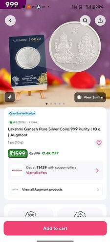 Zepto Credit Card Discount