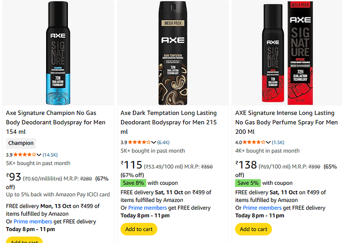 AXE Beauty & Personal Care Products