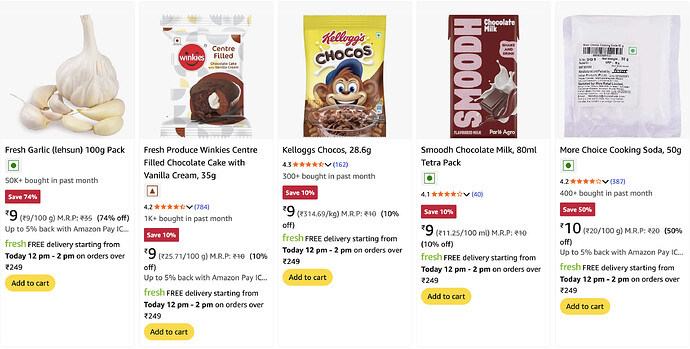 Amazon Fresh Bank Offers