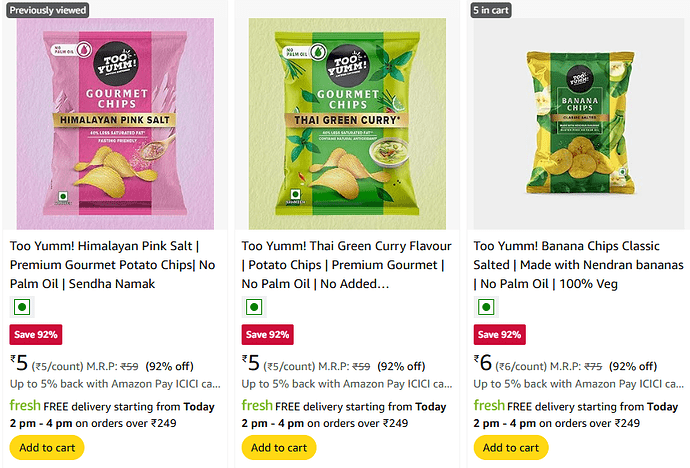 Too Yumm! Potato Chips