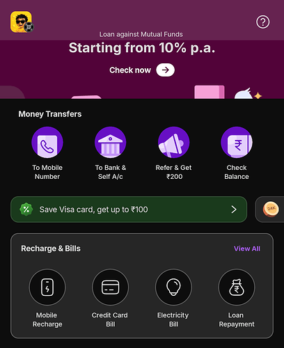 PhonePe Cashback Offer Step 1