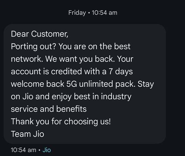 Jio Free 5G Activation Details