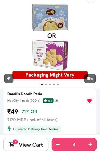 Daadi's Doodh Peda 200gms