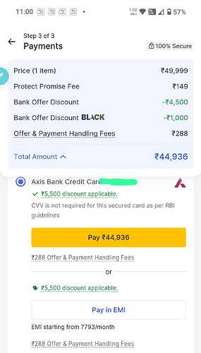 Axis Bank Offer for Nothing Phone (3)