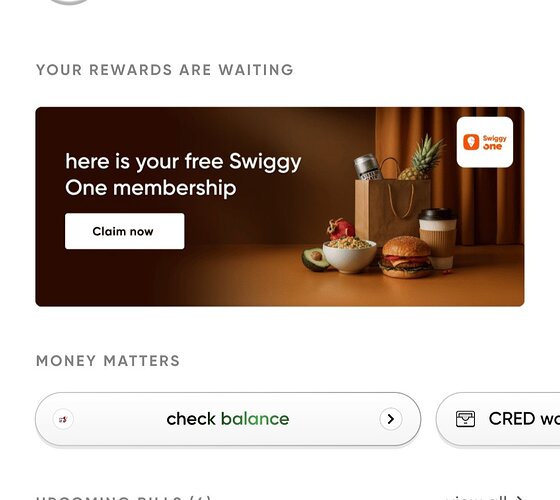Cred Swiggy One Banner