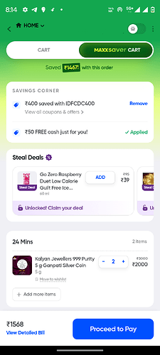 Swiggy Cash Offer