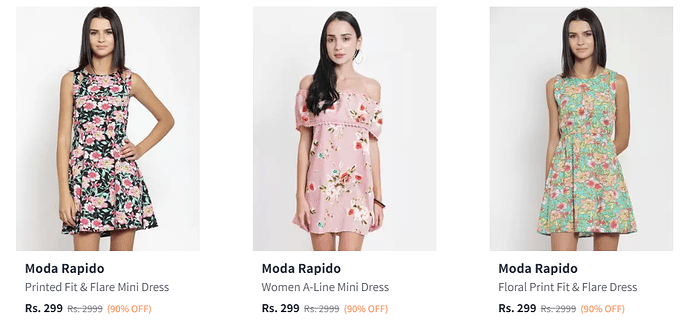 Moda Rapido Mini Dresses