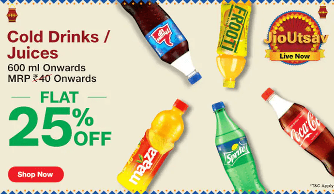 JioMart Cold Drinks & Juices Offer