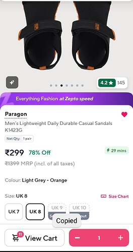 Men's Lightweight Durable Casual Sandals - Zepto Offer