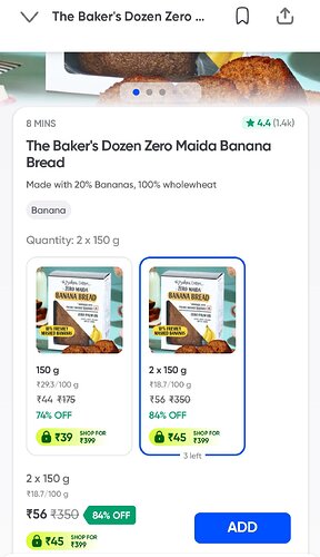 The Baker's Dozen Zero Maida Banana Bread