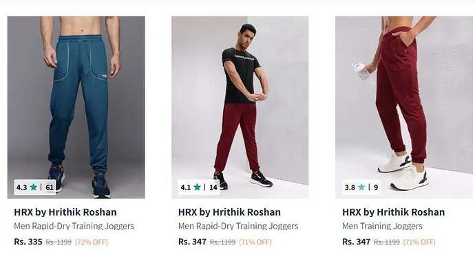 HRX Track Pants Discount