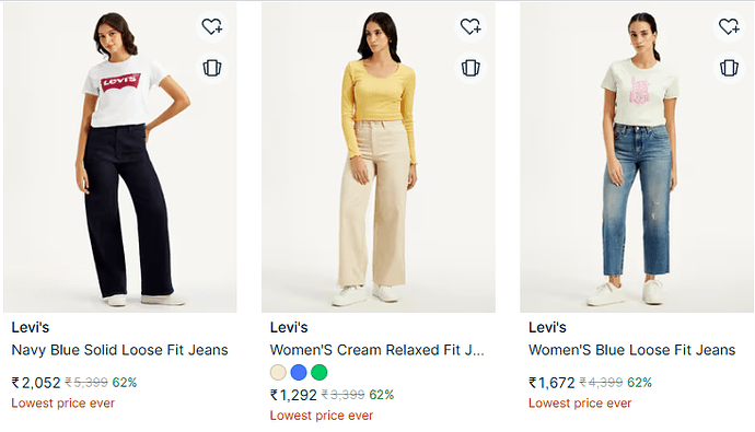 Levi's Women's Jeans Sale