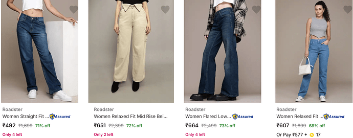 Roadster Women's Jeans Offer