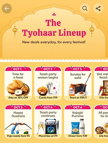 Instamart Diwali Offers