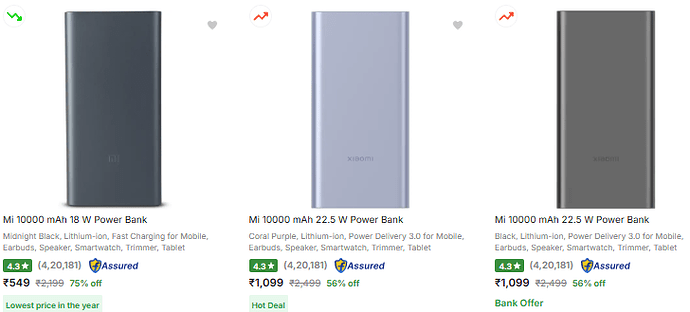 Mi Power Banks Deal