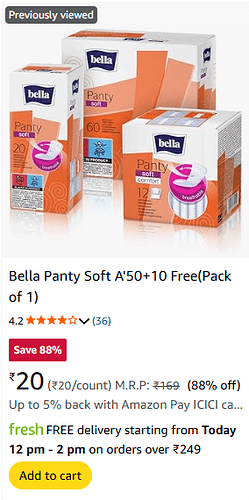 Bella Panty Soft