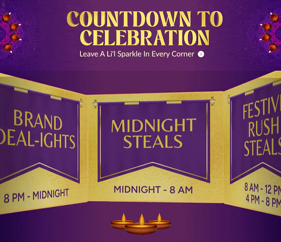 Myntra Diwali Sale offers