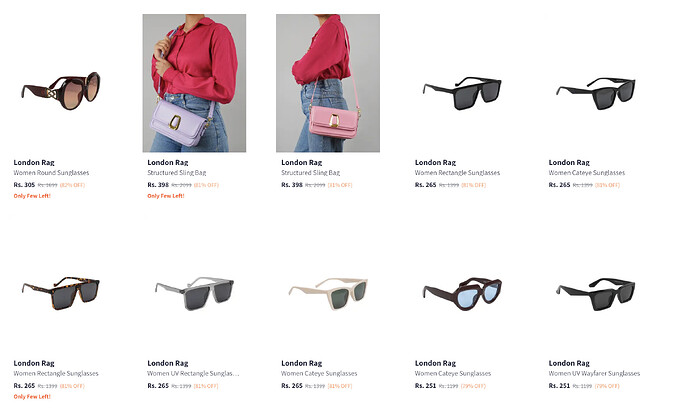 London Rag Sunglasses Collection