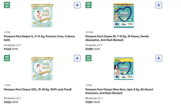 Pampers Discount Details 2