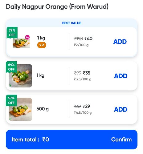 Swiggy Instamart Fresh Produce Offer