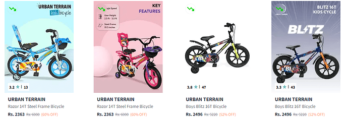 Urban Terrain Bicycle Deal