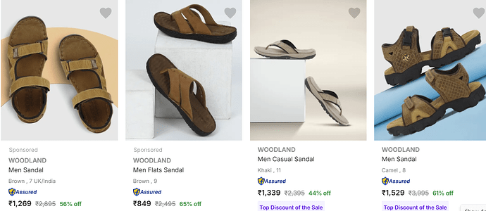 WOODLAND Sandals & Floaters