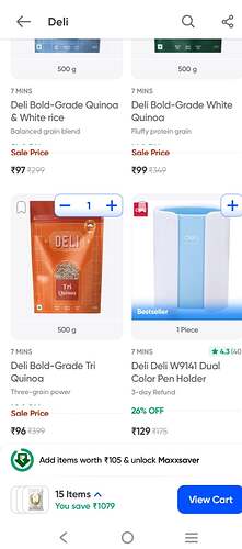 Deli Bold-Grade Red Quinoa Nutritional Information