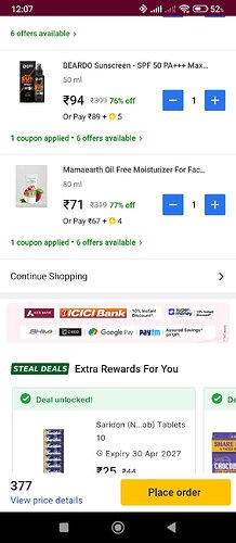 Flipkart Minutes Sale Items