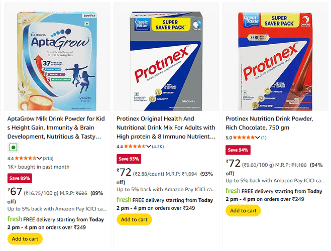 Amazon Fresh Screenshot 2