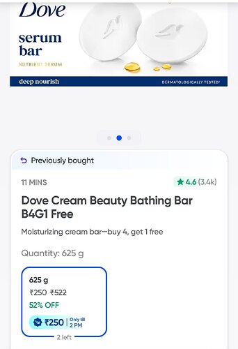Dove Bar Soap Pack of 5