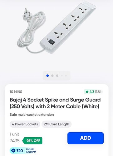 Instamart Electronics Deal 1