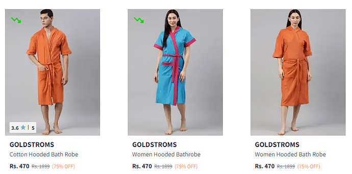 Goldstroms Bath Robe and Wraps
