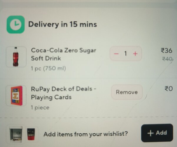 Zepto Card Deck Sample