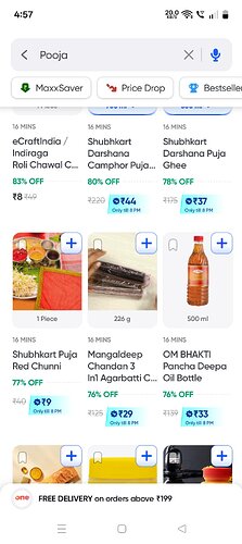 Swiggy Pooja Essentials Deal