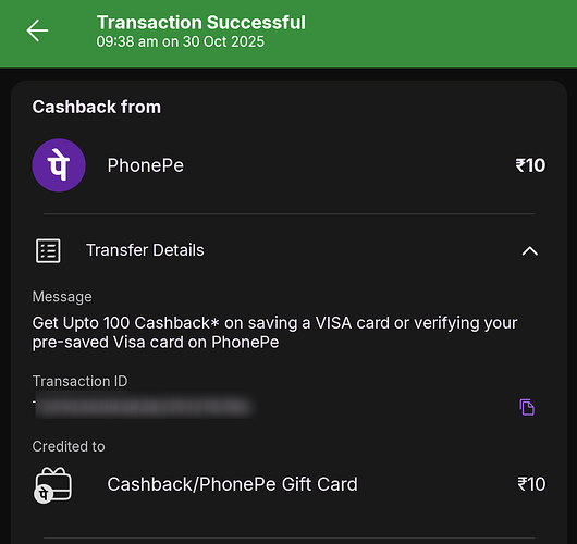 PhonePe Cashback Offer Step 2