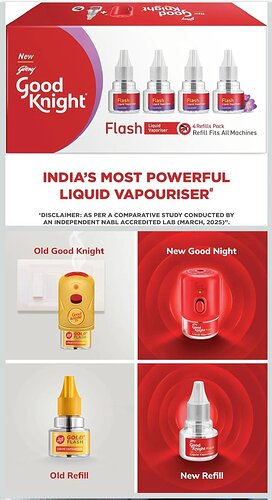 Good Knight Flash Liquid Vaporiser Pack of 4