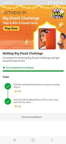Nothing Big Diwali Challenge