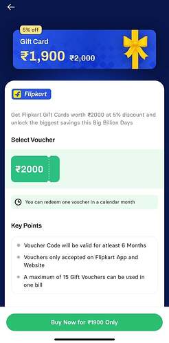Flipkart Voucher Offer