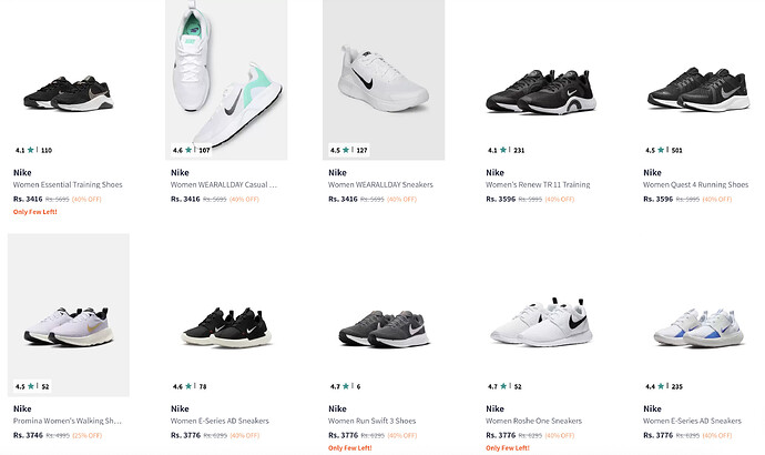 Nike Footwear Discount