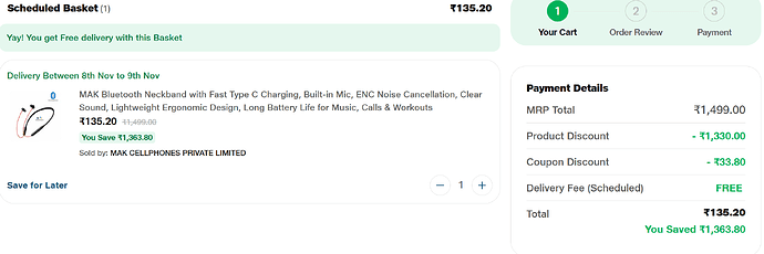 MAK Bluetooth Neckband JioMart Deal