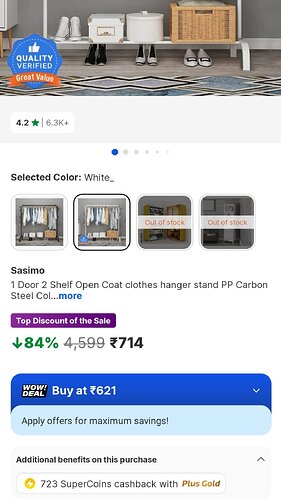 Flipkart Furniture Supercoins Offer