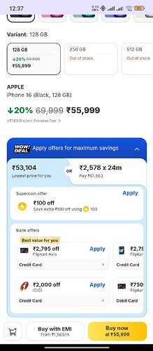 iPhone 16 Deal Details