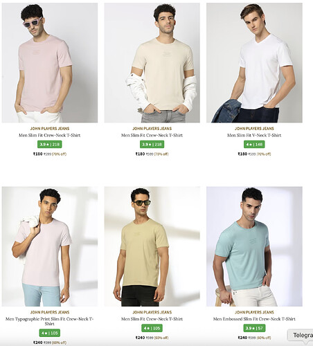 John Players Clothing Offer