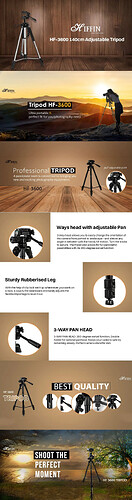 Hiffin HF-1200 Tripod