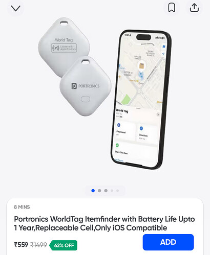 Portronics WorldTag Item Finder