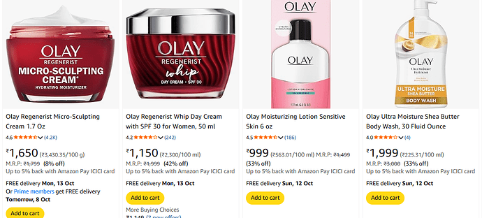 Olay Products Sale