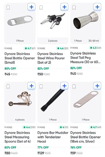 Dynore Products on Instamart