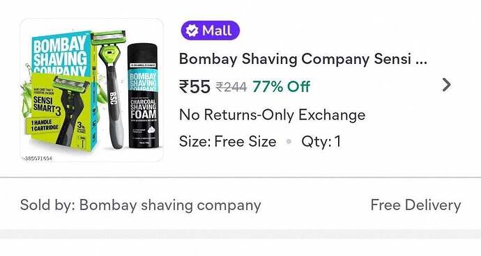 Bombay Shaving Co Combo