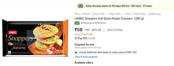 Flipkart Grocery Deal